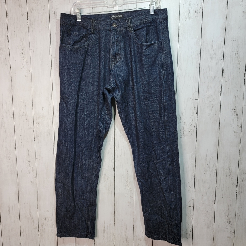 KING MAKER Men's Denim Blue Jeans Pants Size 36x29 100% Cotton. Good condition-